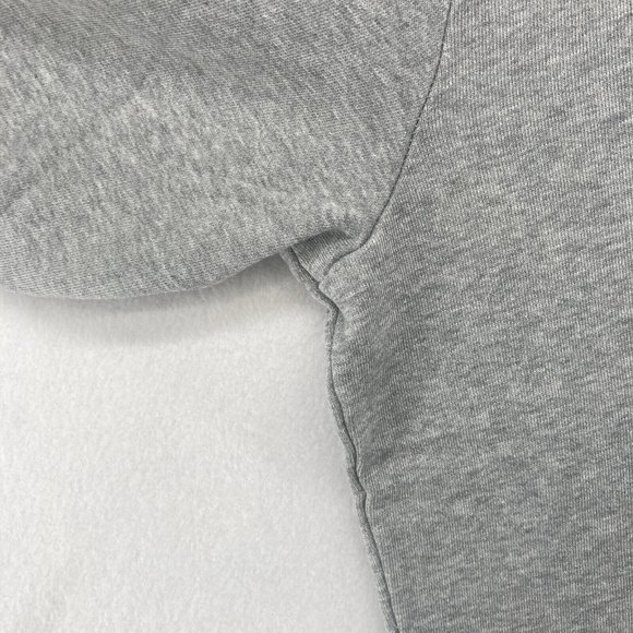 Maison Kitsune Mens Grey Pixel Fox Crewneck Sweatshirt Long Sleeve Size M NWT - Picture 3 of 8